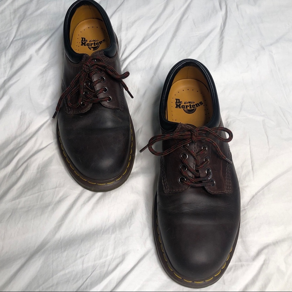 SIZE 10 D, Dr. Marten Men's Leather Lace Up Oxfords